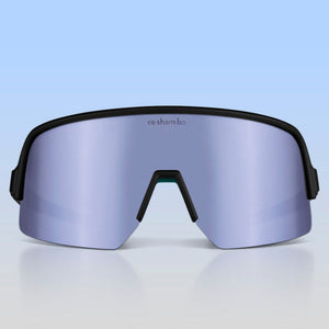 Black Roshambo Teen Wraparound Sunglasses Chrome