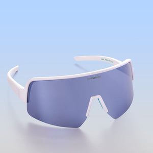 White Roshambo Teen Wraparound Sunglasses