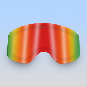 Black RoShamBo Youth Snow Goggles Pink Rainbow