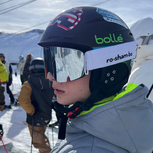 Black RoShamBo Youth Snow Goggles