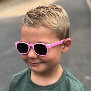 Light Pink RoShamBo Baby Sunglasses