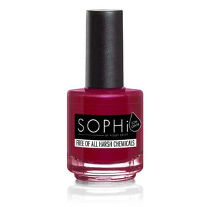 SOPHi Non Toxic Adult Nail Polish Out of the Cellar - Deep Red Shimmer