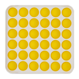 Bubble Pop Fidget Toy Yellow Square