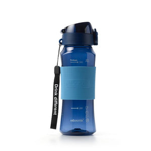 BPA Free Water Bottle by rebootle Blue