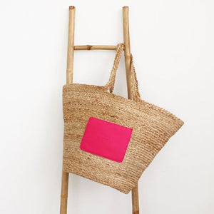 Maxi Jute Tote Bag by The Code