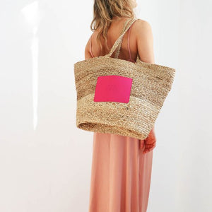 Maxi Jute Tote Bag by The Code