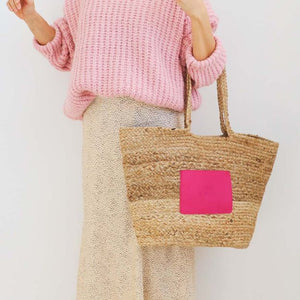 Maxi Jute Tote Bag by The Code