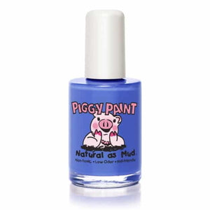 Piggy Paint Kid Friendly Nail Polish (Full Bottle Size - 15ml) Blueberry Patch - Bright Blue Purple
