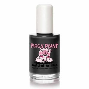 Piggy Paint Kid Friendly Nail Polish (Full Bottle Size - 15ml) Sleepover - Midnight Black