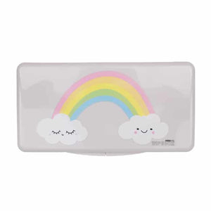 The Wipebox: The Portable, On The Go Sealed Baby Wipes Case Rainbow