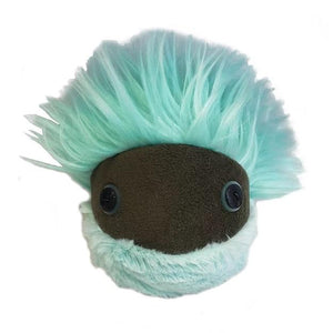 MimbleBall Plush Cuddle Toy Theo - Aqua & Black