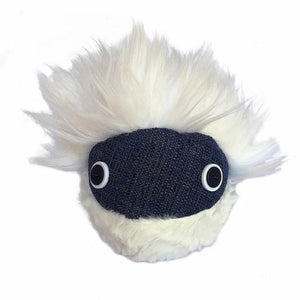 MimbleBall Plush Cuddle Toy Bimble - White & Black