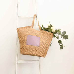 Maxi Jute Tote Bag by The Code