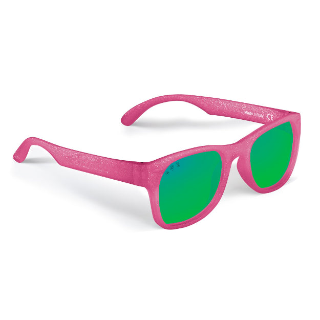 Glitter Pink RoShamBo Baby Sunglasses