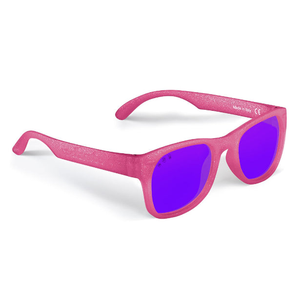 Glitter Pink RoShamBo Baby Sunglasses