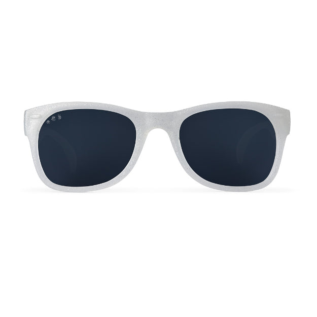 Glitter White RoShamBo Toddler Sunglasses