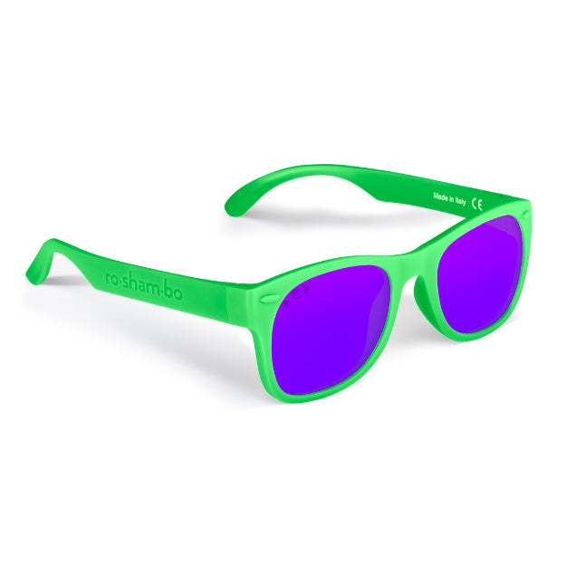 Green RoShamBo Baby Sunglasses