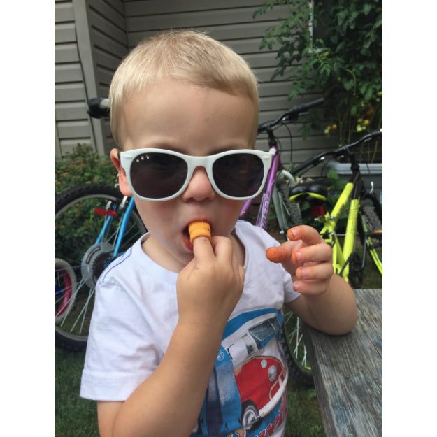 White & Black RoShamBo Baby Sunglasses