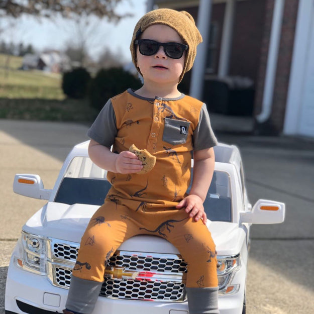 Black RoShamBo Toddler Sunglasses