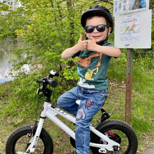 Black RoShamBo Toddler Sunglasses