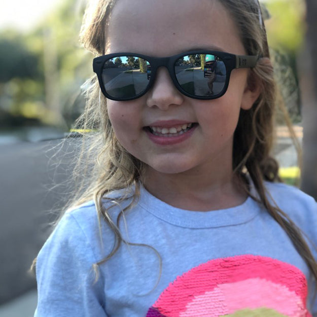 Black RoShamBo Toddler Sunglasses