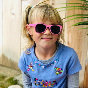Light Pink RoShamBo Toddler Sunglasses