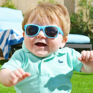 Light Blue RoShamBo Baby Sunglasses