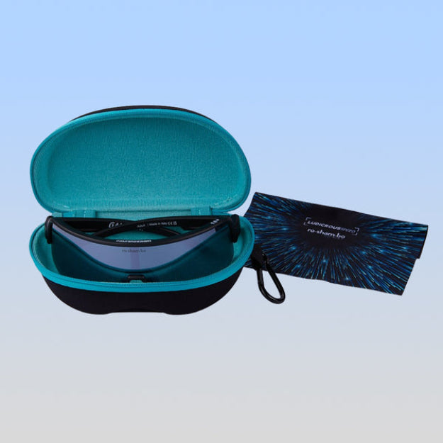 Black Roshambo Teen Wraparound Sunglasses