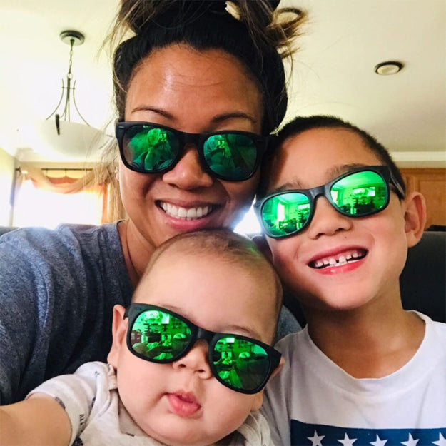Black RoShamBo Toddler Sunglasses