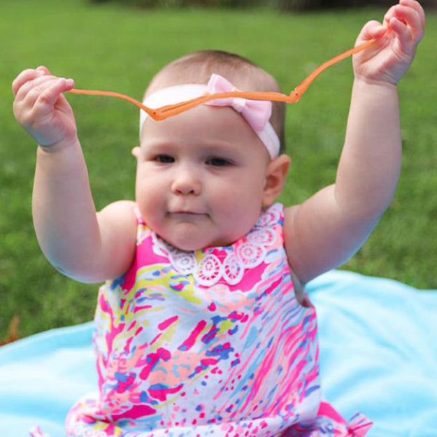 Orange RoShamBo Baby Sunglasses