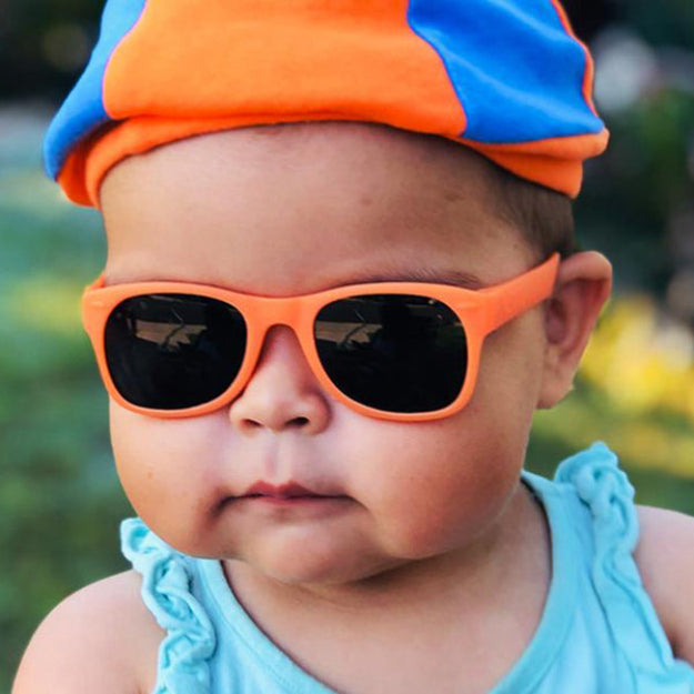 Orange RoShamBo Baby Sunglasses