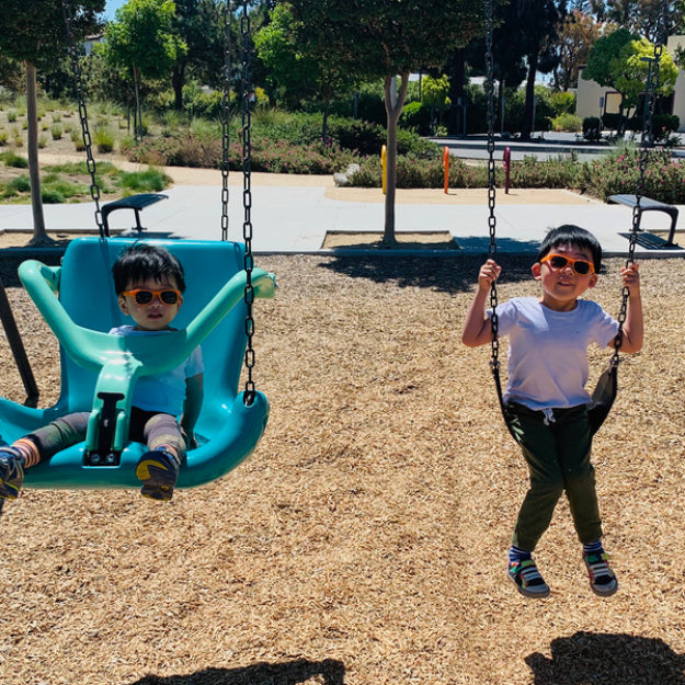 Orange RoShamBo Baby Sunglasses