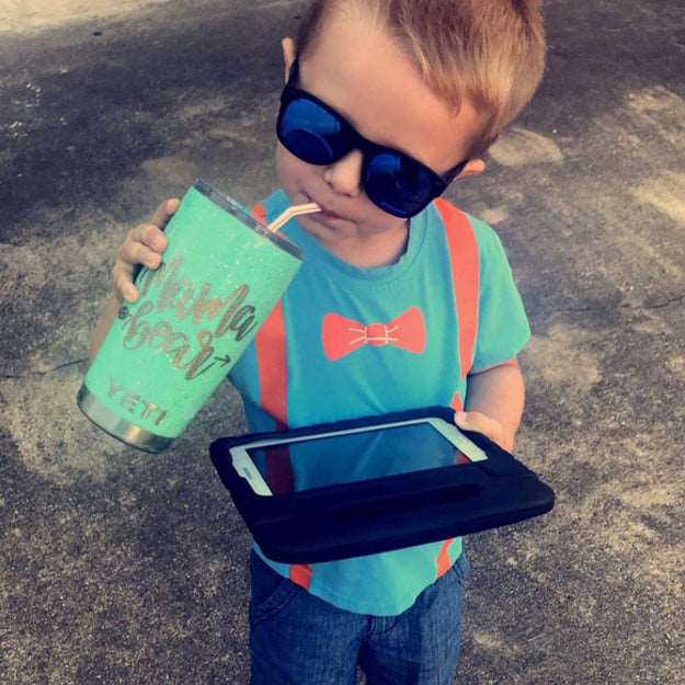 Black RoShamBo Toddler Sunglasses