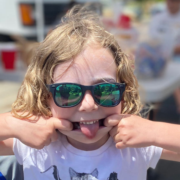 Black RoShamBo Toddler Sunglasses
