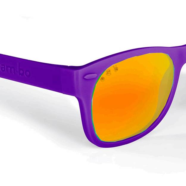 Dark Purple RoShamBo Baby Sunglasses