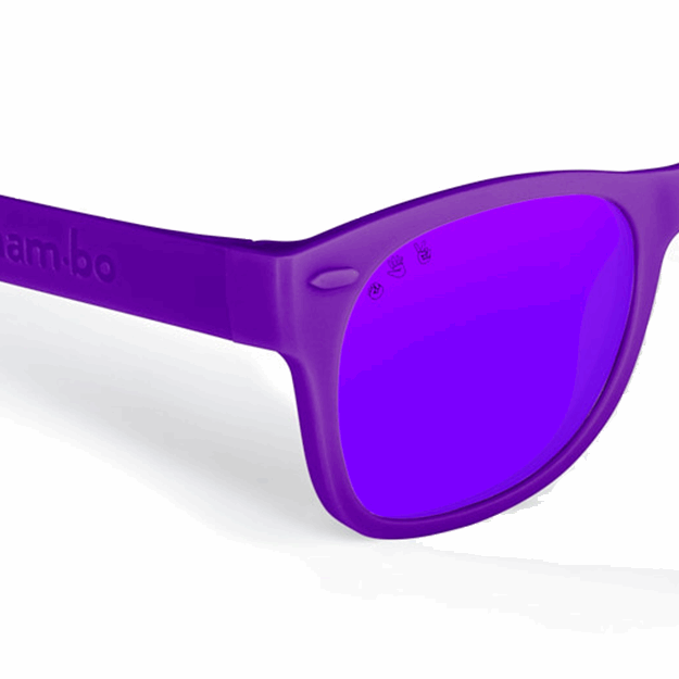 Dark Purple RoShamBo Baby Sunglasses