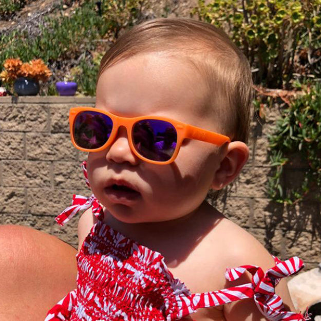 Orange RoShamBo Baby Sunglasses