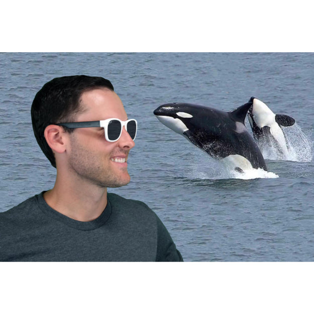 White & Black RoShamBo Baby Sunglasses