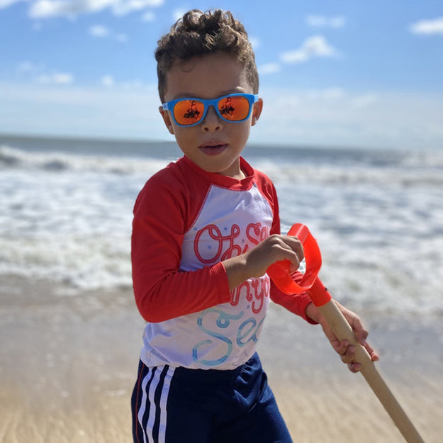 Light Blue RoShamBo Junior Sunglasses