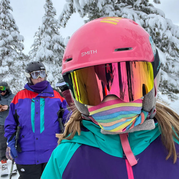 White RoShamBo Youth Snow Goggles