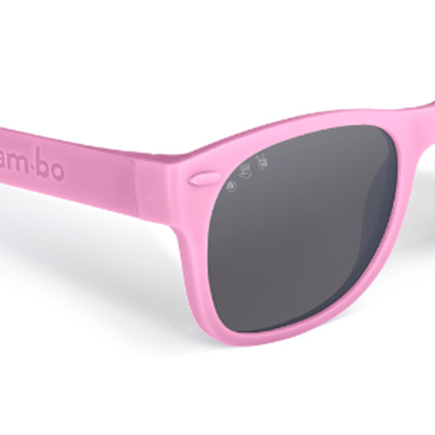 Light Pink RoShamBo Junior Sunglasses Black