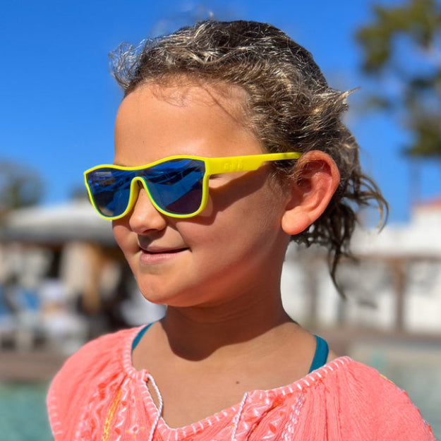 Black Roshambo Junior Single Shield Sunglasses