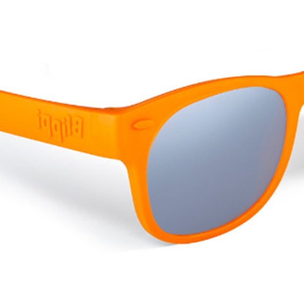 Orange RoShamBo Toddler Sunglasses Chrome