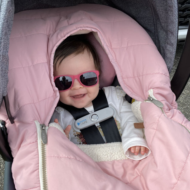 Glitter Pink RoShamBo Baby Sunglasses