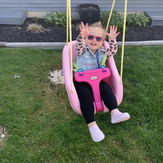 Glitter Pink RoShamBo Baby Sunglasses