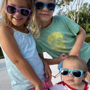 Blue & Black RoShamBo Baby Sunglasses