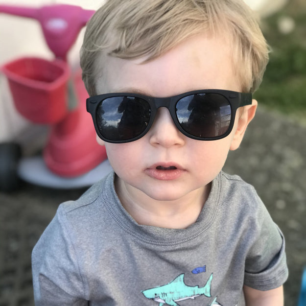 Black RoShamBo Toddler Sunglasses