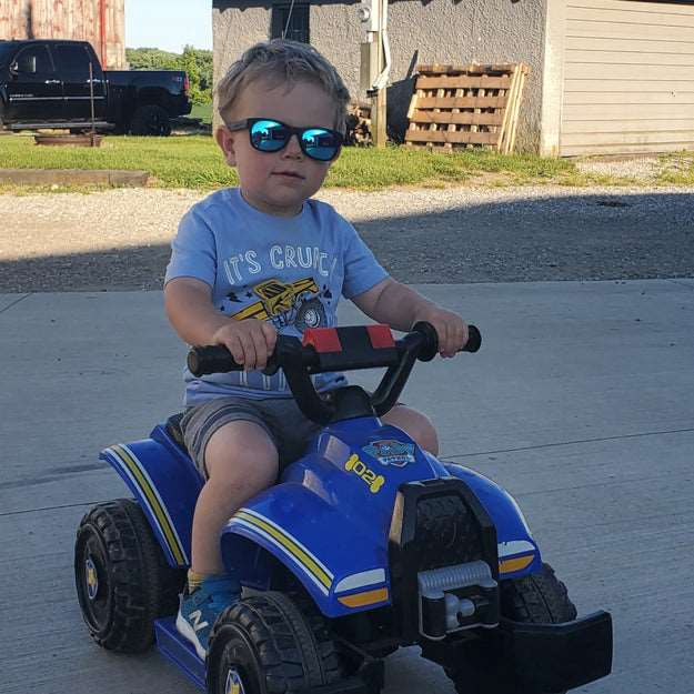 Black RoShamBo Toddler Sunglasses