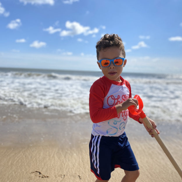 Light Blue RoShamBo Junior Sunglasses