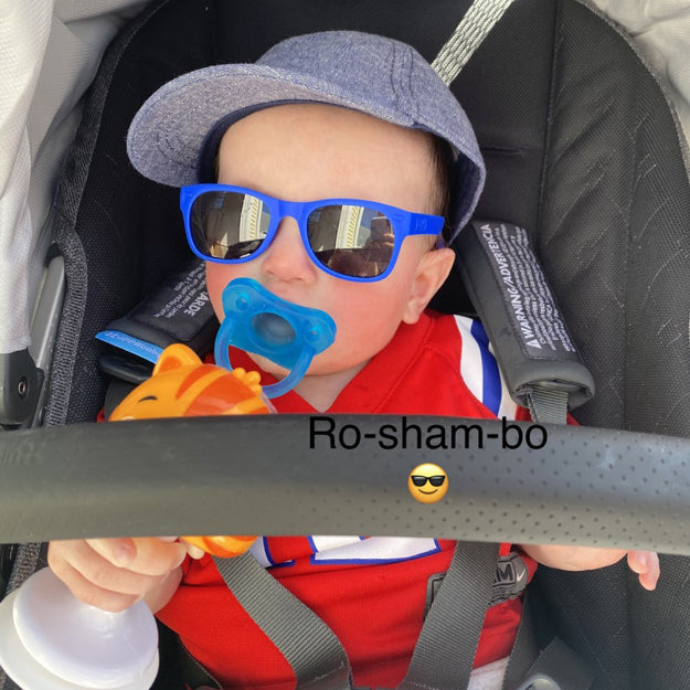 Royal Blue RoShamBo Baby Sunglasses
